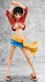 『ワンピース』“女性化”ルフィがフィギュアで登場！