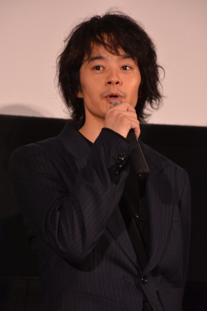 映画『セトウツミ』初日舞台挨拶に登壇した池松壮亮