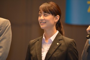 『HOPE～期待ゼロの新入社員～』壮行会イベントに登壇した山本美月