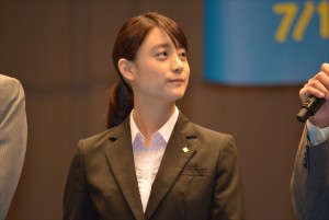 『HOPE～期待ゼロの新入社員～』壮行会イベントに登壇した山本美月