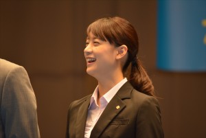 『HOPE～期待ゼロの新入社員～』壮行会イベントに登壇した山本美月