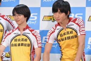 ドラマ『弱虫ペダル』製作会見に登壇した小越勇輝と木村達成