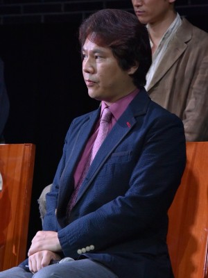 『バイオハザード～ヴォイス・オブ・ガイア～』制作発表記者会見に登壇した小林裕幸