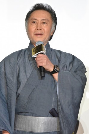 『ONE PIECE FILM GOLD』完成披露会見・舞台挨拶に登場した北大路欣也