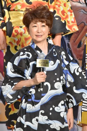 『ONE PIECE FILM GOLD』完成披露会見・舞台挨拶に登場した田中真弓