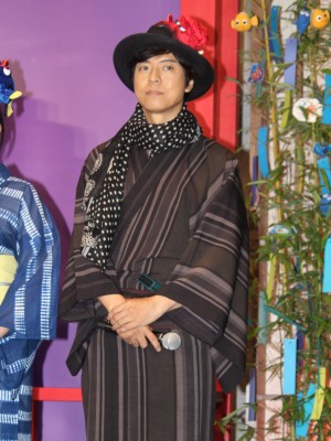 『ファインディング・ドリー』七夕プレミアイベントに登壇した上川隆也