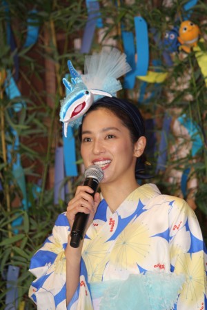 『ファインディング・ドリー』七夕プレミアイベントに登壇した中村アン