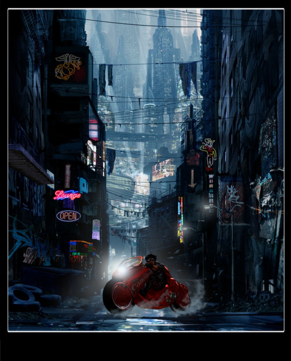 実写化したらこうなる!?　ハリウッド版『AKIRA』幻のコンセプトアート再注目