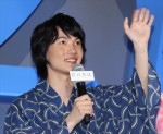 『君の名は。』完成披露試写会舞台挨拶に登壇した神木隆之介