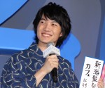 『君の名は。』完成披露試写会舞台挨拶に登壇した神木隆之介