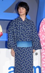 『君の名は。』完成披露試写会舞台挨拶に登壇した神木隆之介