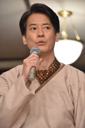 『とと姉ちゃん』スタジオ取材会に登壇した唐沢寿明