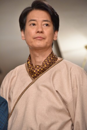 『とと姉ちゃん』スタジオ取材会に登壇した唐沢寿明