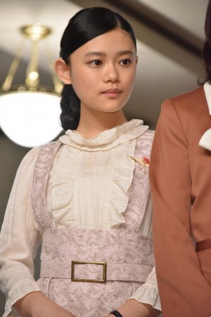 『とと姉ちゃん』スタジオ取材会に登壇した杉咲花