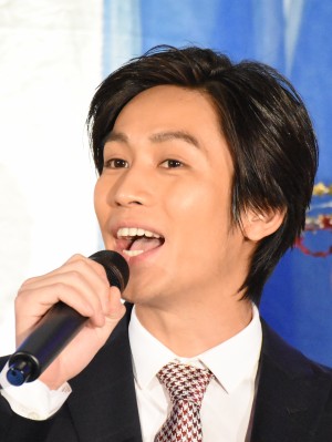 ミュージカル『TARO URASHIMA』製作発表会見に登壇した崎本大海