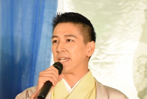 ミュージカル『TARO URASHIMA』製作発表会見に登壇した和泉元彌