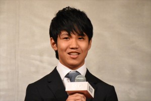 『怒り』完成報告会見に登壇した佐久本宝