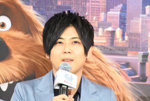 『ペット』吹替え版完成報告会見に登壇した梶裕貴