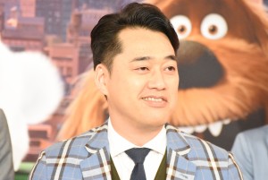 『ペット』吹替え版完成報告会見に登壇した設楽統