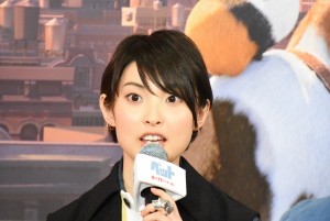 『ペット』吹替え版完成報告会見に登壇した家入レオ