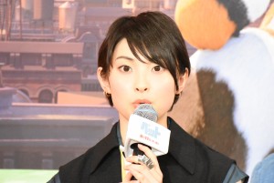 『ペット』吹替え版完成報告会見に登壇した家入レオ