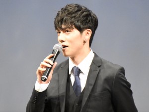 『コープスパーティー Book of Shadows』完成披露試写に登壇した青木玄徳