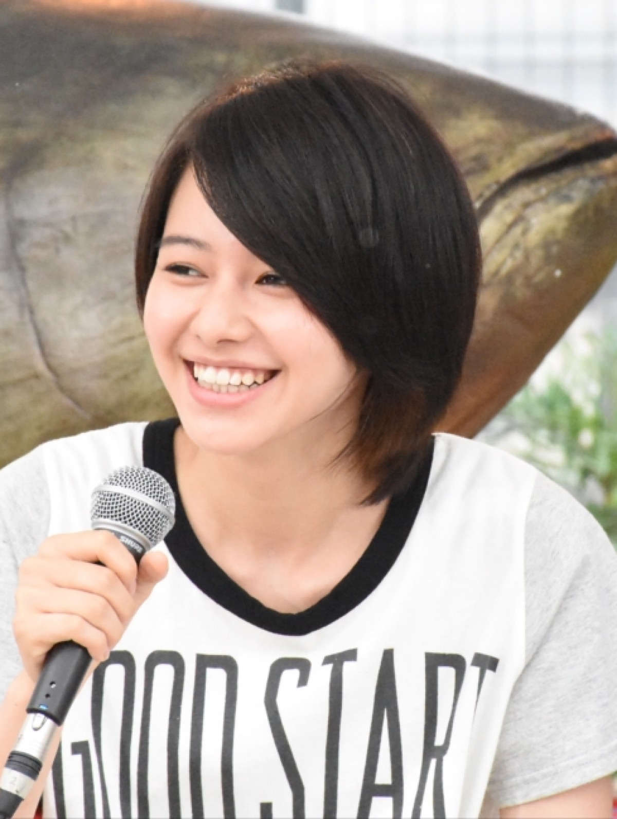 『ヤッさん~築地発!おいしい事件簿~』製作発表記者会見に登壇した山本舞香
