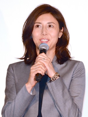 松嶋菜々子、『営業部長 吉良奈津子』完成披露会見＆舞台挨拶に出席