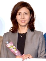 『営業部長 吉良奈津子』完成披露試写会に登壇した松嶋菜々子