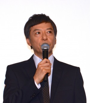 『営業部長 吉良奈津子』完成披露試写会に登壇した板尾創路