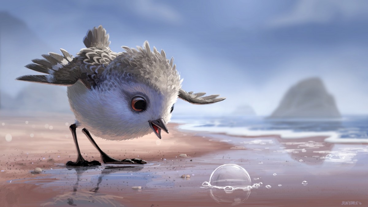 ディズニー/ピクサーの新短編アニメ『ひな鳥の冒険』場面写真