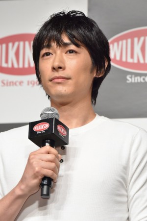 WILKINSON 新商品＆新CM発表会に出席したディーン・フジオカ