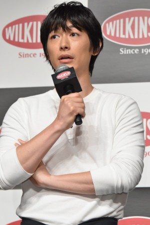 WILKINSON 新商品＆新CM発表会に出席したディーン・フジオカ