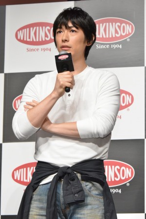 WILKINSON 新商品＆新CM発表会に出席したディーン・フジオカ