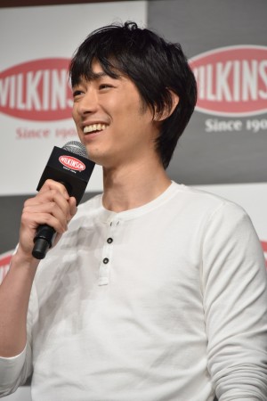 WILKINSON 新商品＆新CM発表会に出席したディーン・フジオカ