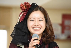 内藤理沙、『グ・ラ・メ！～総理の料理番～』制作発表記者会見にて