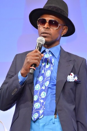 コンゴのオシャレ集団＝SAPEUR（サプール）、「～ミレストで日本を旅するサプール～コラボバッグ発売記念イベント」に出席