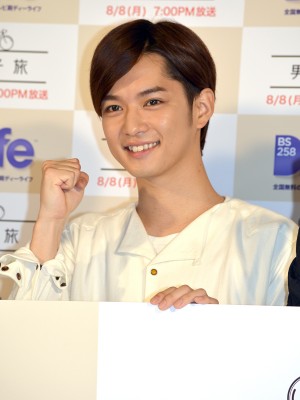 『男子旅』囲み会見に登壇した千葉雄大