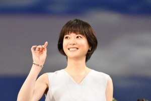 上野樹里、『青空エール』完成披露舞台挨拶に登場　