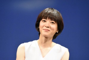 上野樹里、『青空エール』完成披露舞台挨拶に登場　