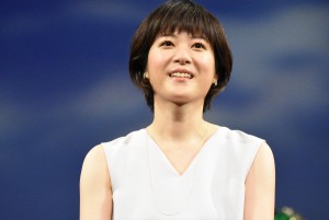 上野樹里、『青空エール』完成披露舞台挨拶に登場　
