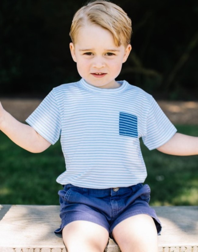 7月22日に3歳の誕生日を迎えたジョージ王子