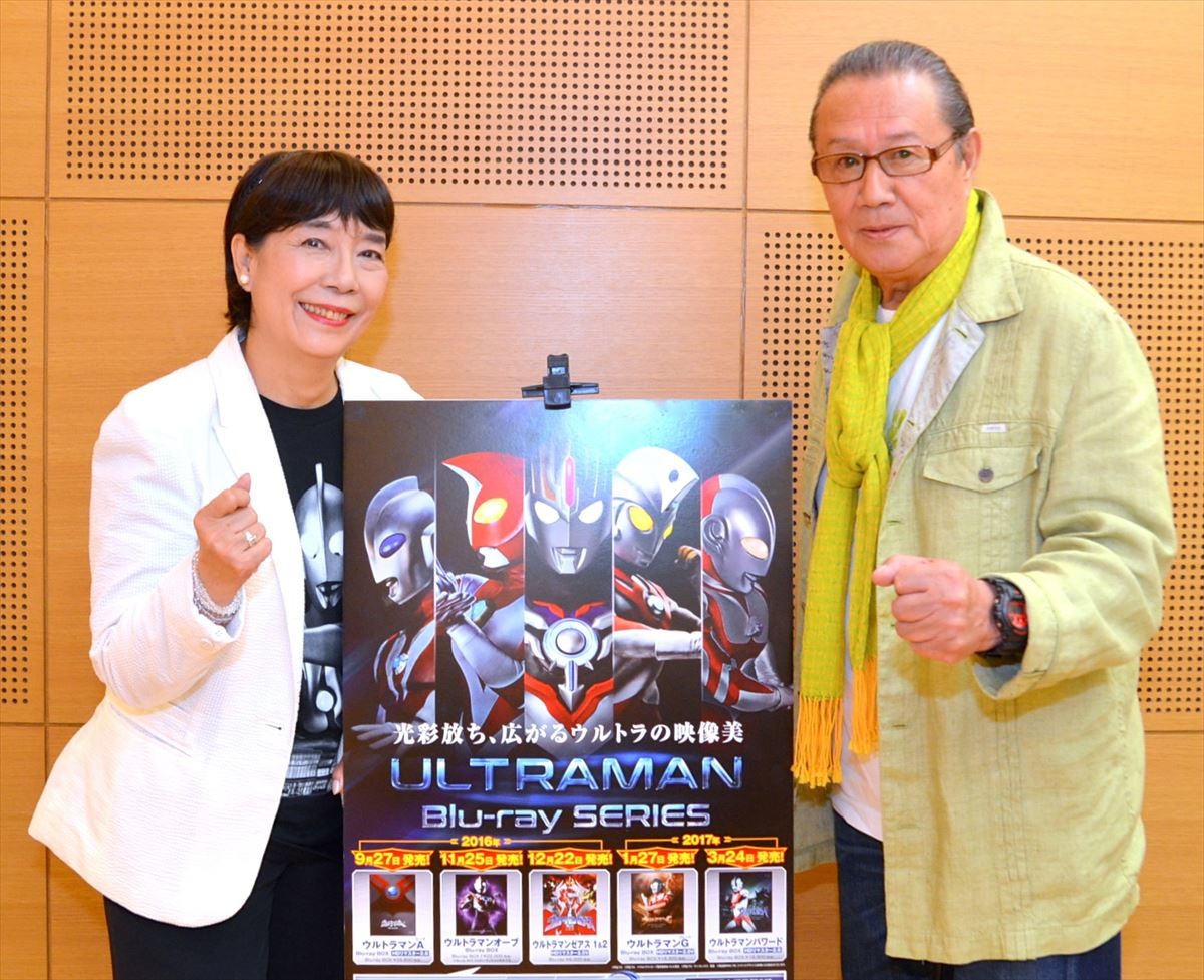 昭和「ウルトラマン」のレジェンド森次晃嗣＆桜井浩子、放送50年に感無量！