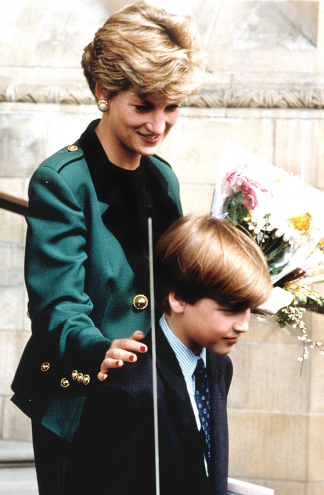 Prince William、Princess Diana