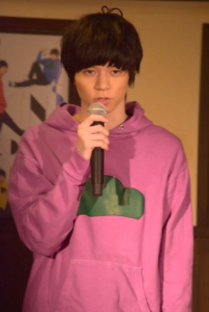 北村諒『おそ松さん on STAGE ～SIX MEN’S SHOW TIME～』制作発表会見にて