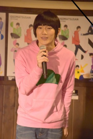 赤澤遼太郎『おそ松さん on STAGE ～SIX MEN’S SHOW TIME～』制作発表会見にて