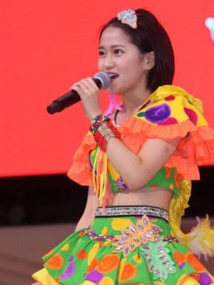 こぶしファクトリー「3rdシングル発売記念イベント」に出席した田口夏実