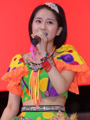 こぶしファクトリー「3rdシングル発売記念イベント」に出席した田口夏実