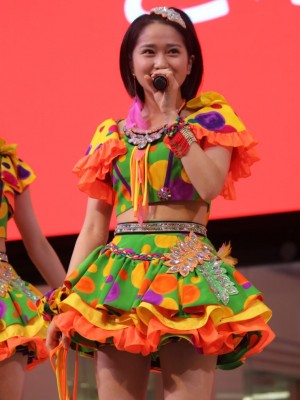 こぶしファクトリー「3rdシングル発売記念イベント」に出席した田口夏実