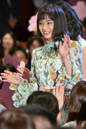 広瀬すず、『四月は君の嘘』完成披露試写会に登壇